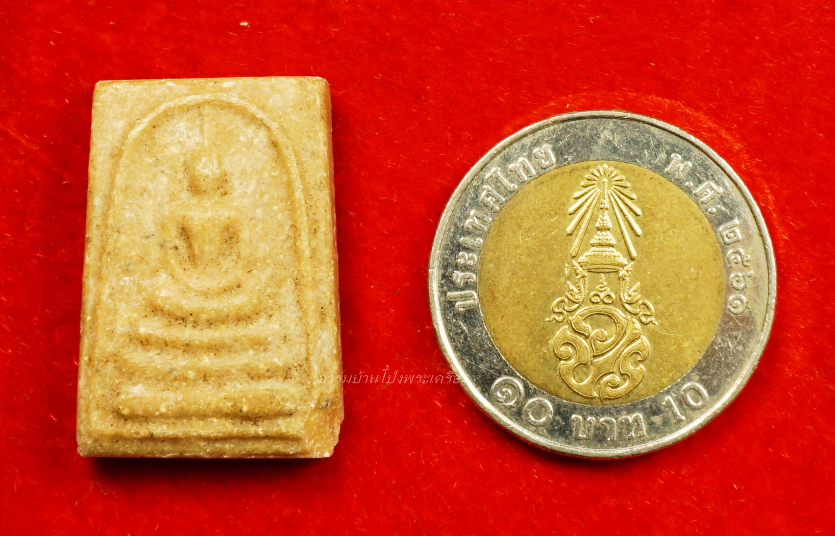 พระครูสุจิต ธรรมคุณ อาจารย์ทอง วัดหนองปลาหมอ สมเด็จ คะแนน ผงเทียนชัย(องค์ที่1)