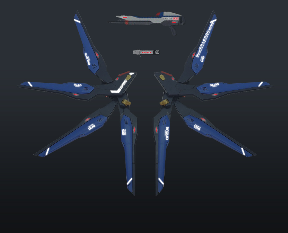 Decal 094 HG1/144 Strike Freedom & Destiny ยี่ห่อ X-Y model