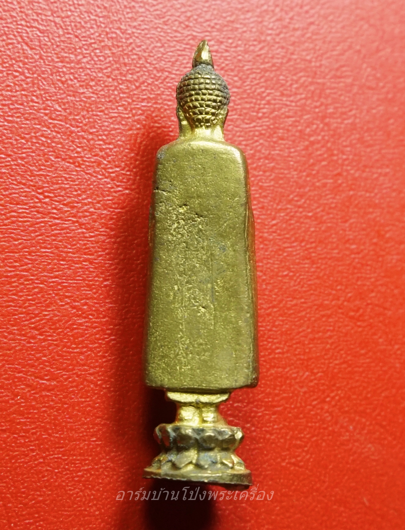 หลวงพ่อแก่นจันทร์ วัดช่องลม รูปหล่อ เนื้อฝาบาตร(องค์ที่1)