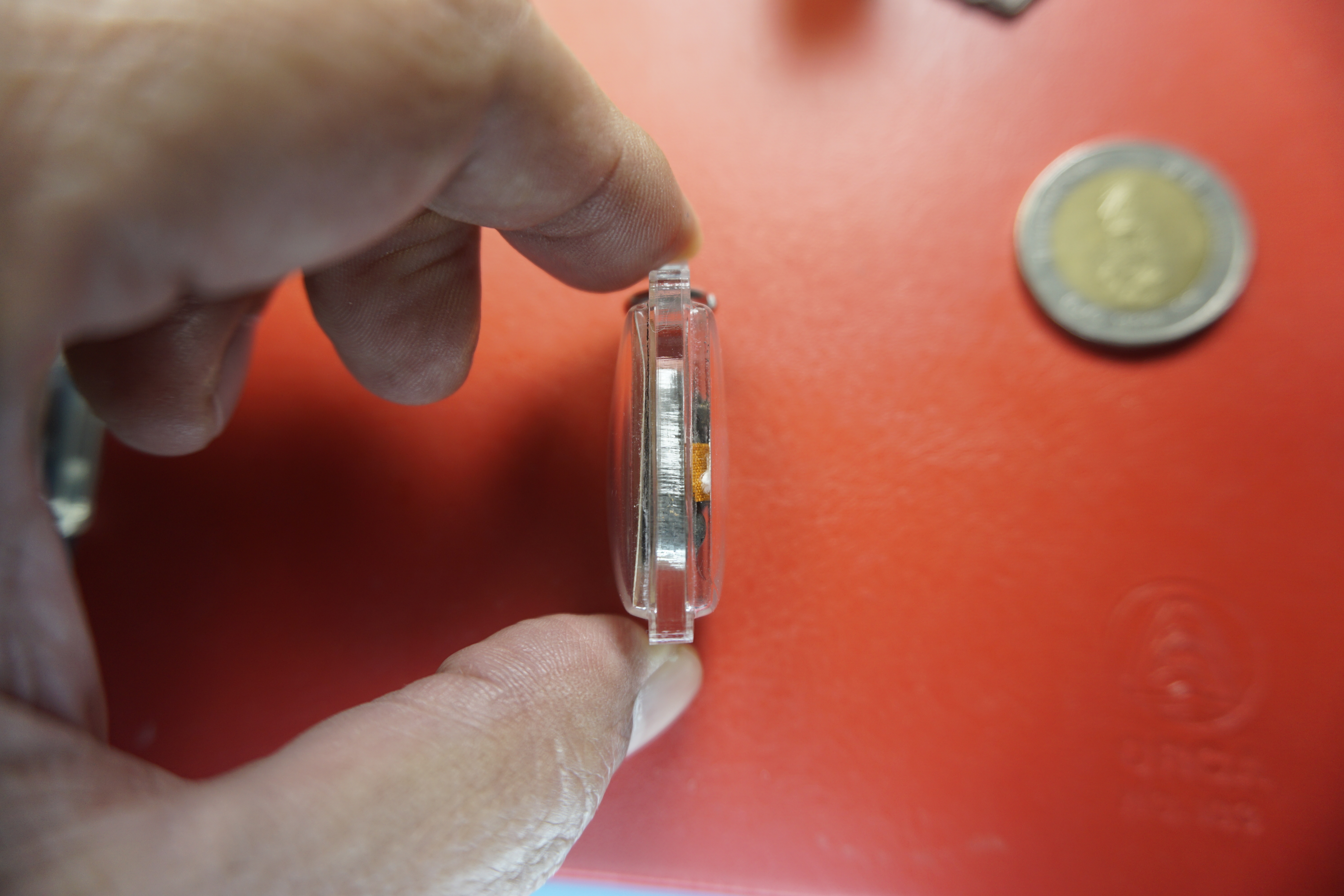 หลวงปู่แผ้ว วัดรางหมัน รูปถ่ายซีเปีย ที่ระลึกครบ๘รอบ อายุ๙๖ปี หลังปิดตา(องค์ที่6)