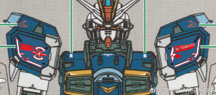 Water Decal 005 RG Force Impulse Gundam ยี่ห่อ TRS-Decal