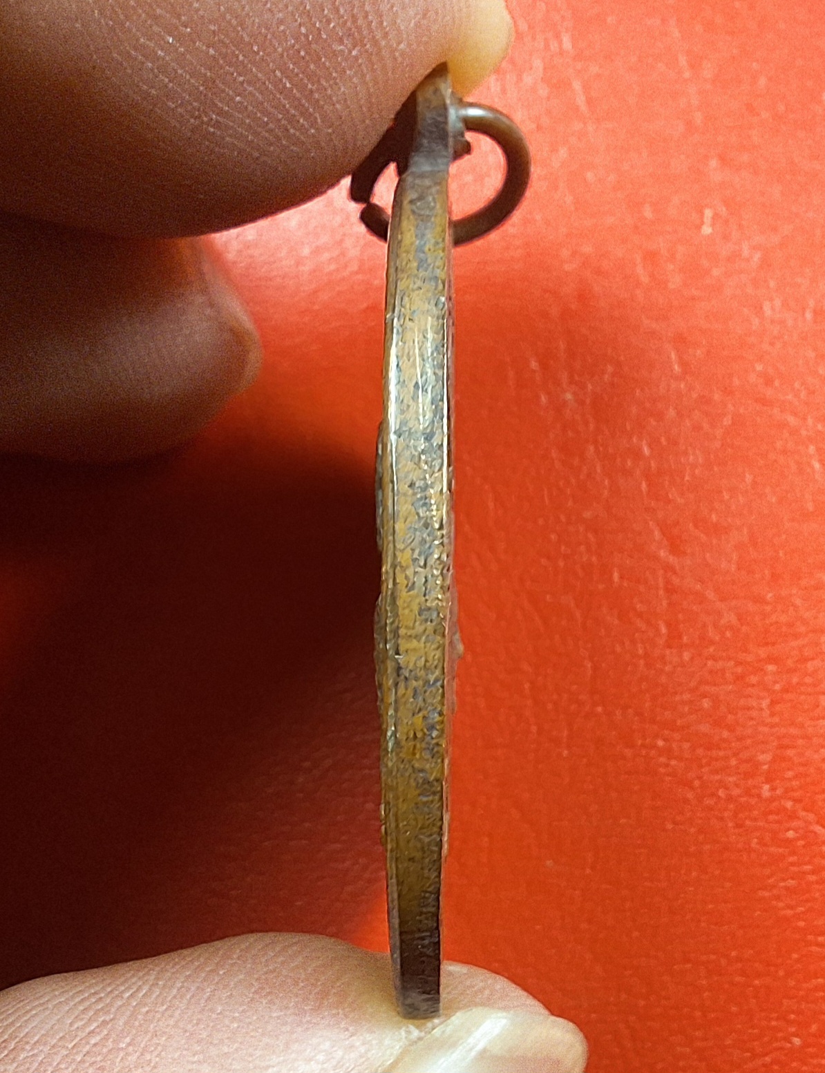 หลวงพ่อเสือ ศาลเจ้าพ่อเสือ จ.นครปฐม เนื้อทองแดงรมดำ(องค์ที่2)