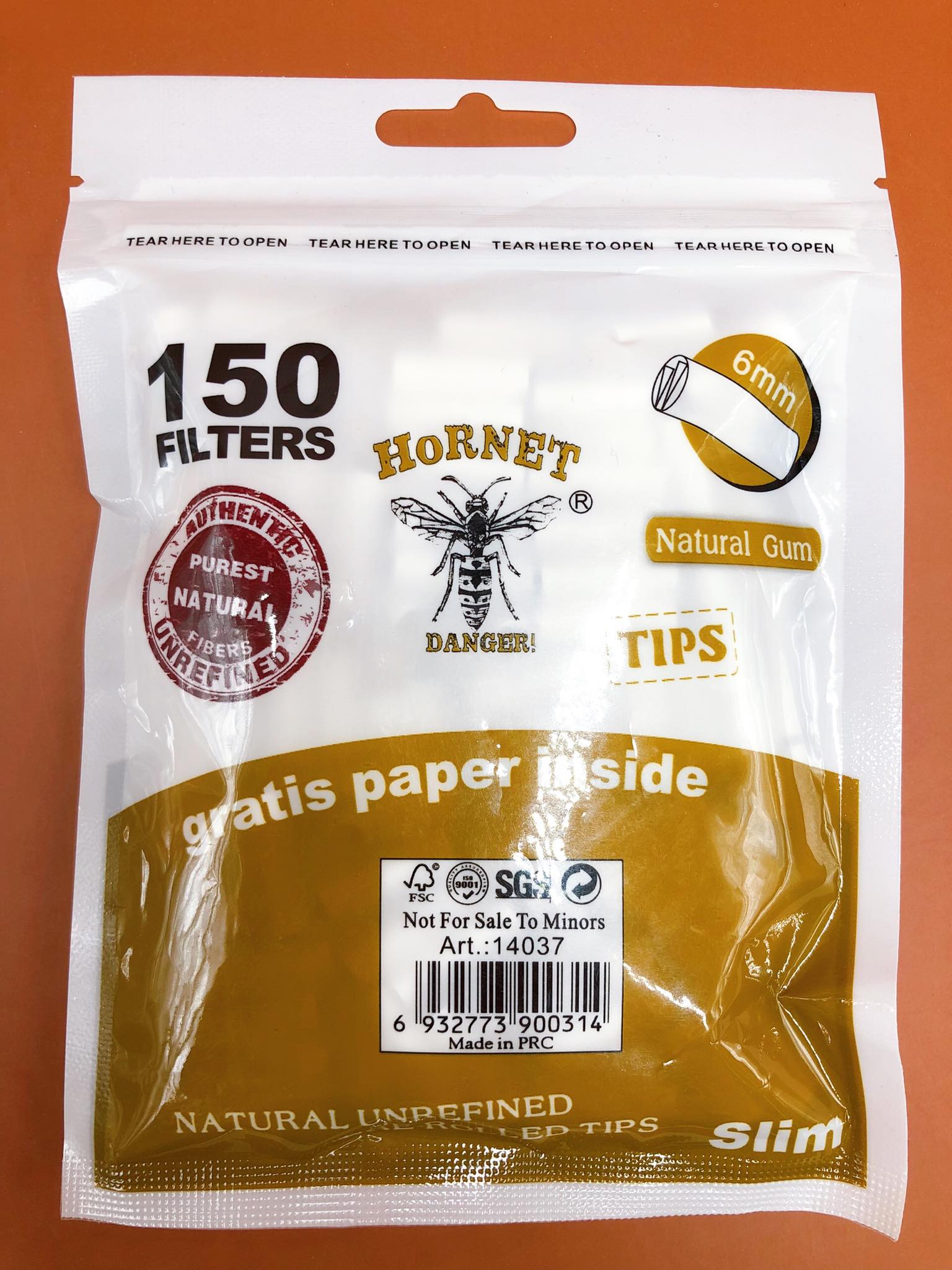 Tips กรองสำเร็จรูป Hornet (150F) (White)