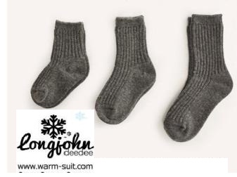 ถุงเท้า Lamb wool % สูงเด็ก