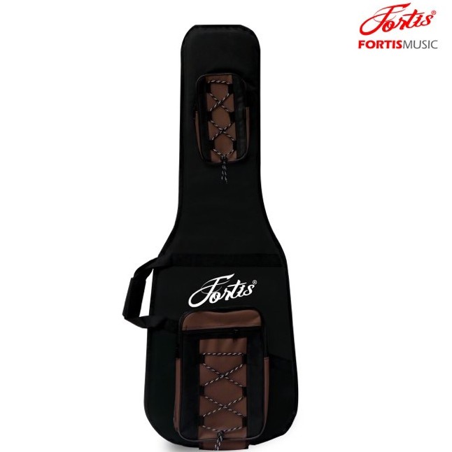 กระเป๋ากีต้าร์ไฟฟ้า Fortis แบบถัก บุฟองน้ำหนา