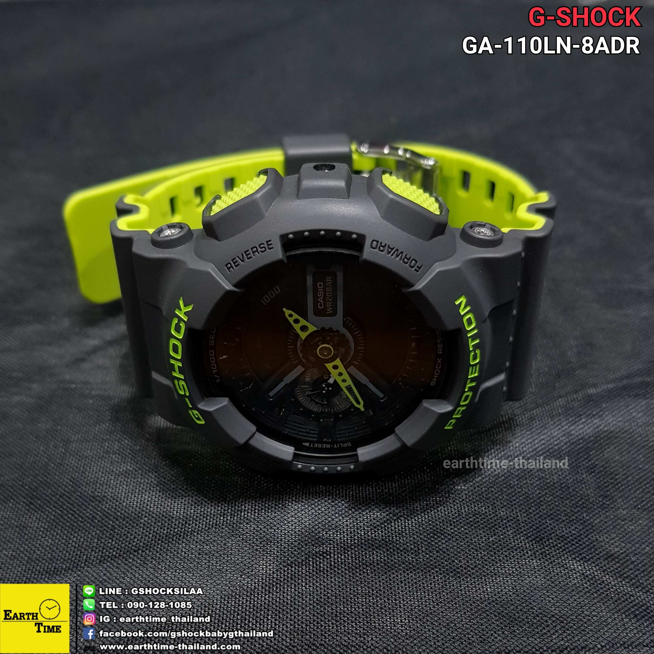 G-Shock ของใหม่แท้100% รับประกัน 1 ปี GA-110LN-8ADR