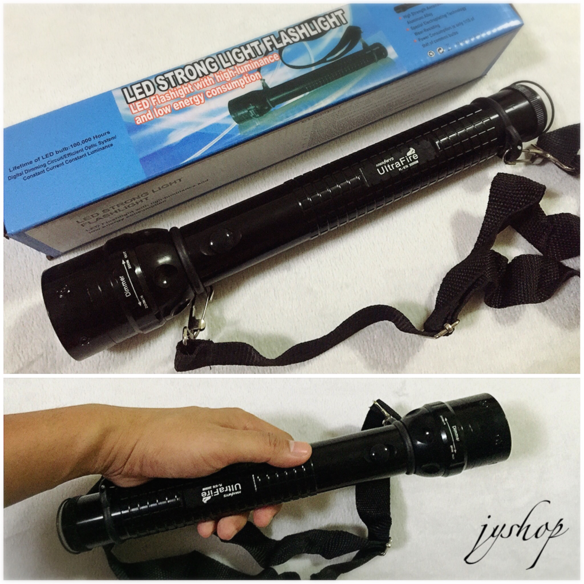ไฟฉาย ไฟฉายซูม 3 ท่อน Ultrafire PL-878 20000W