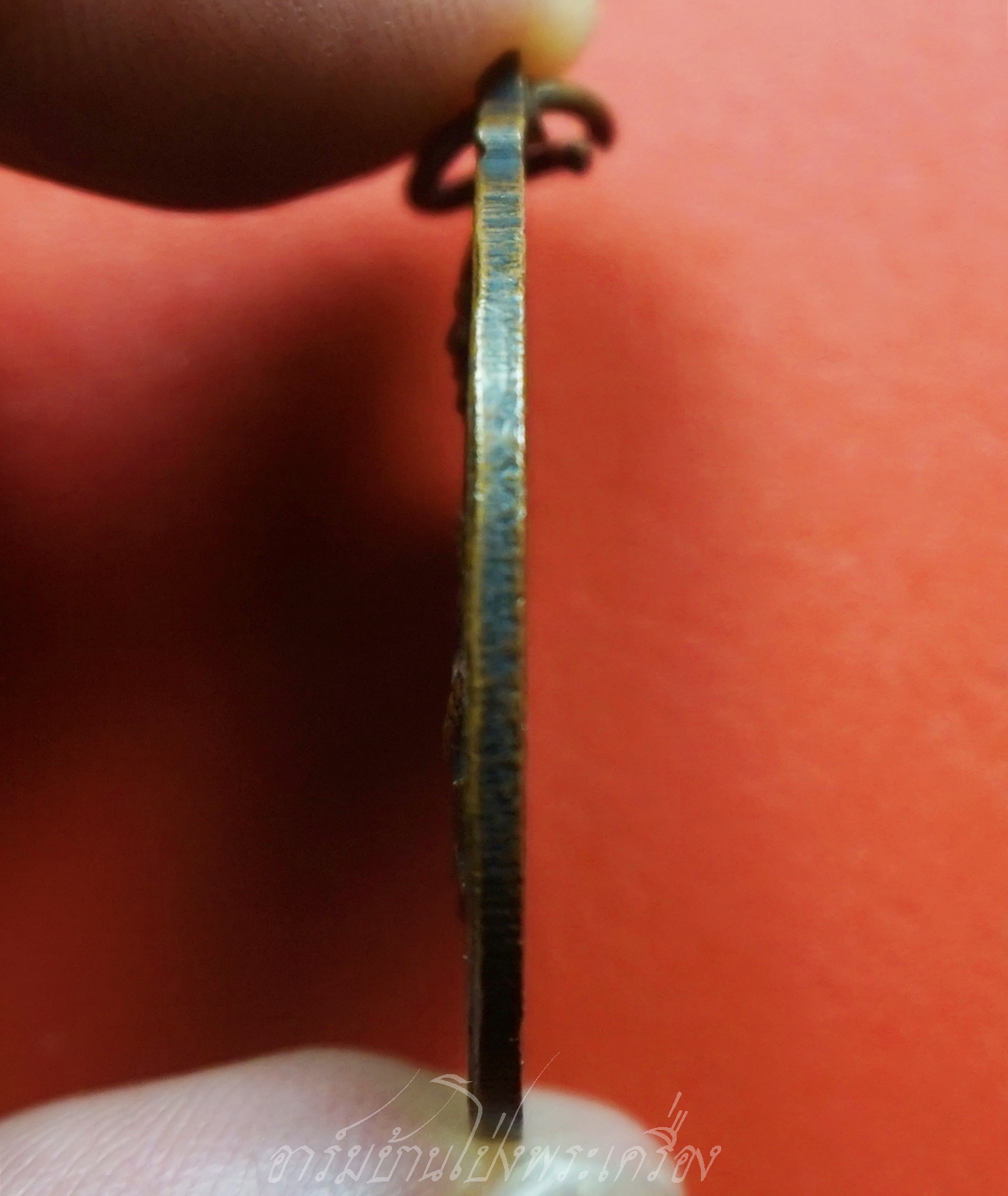 หลวงพ่อปลัดเสน วัดไสกระดาน จ.เพชรบุรี ปี๒๕๑๗ เนื้อทองแดงรมดำ(องค์ที่1)