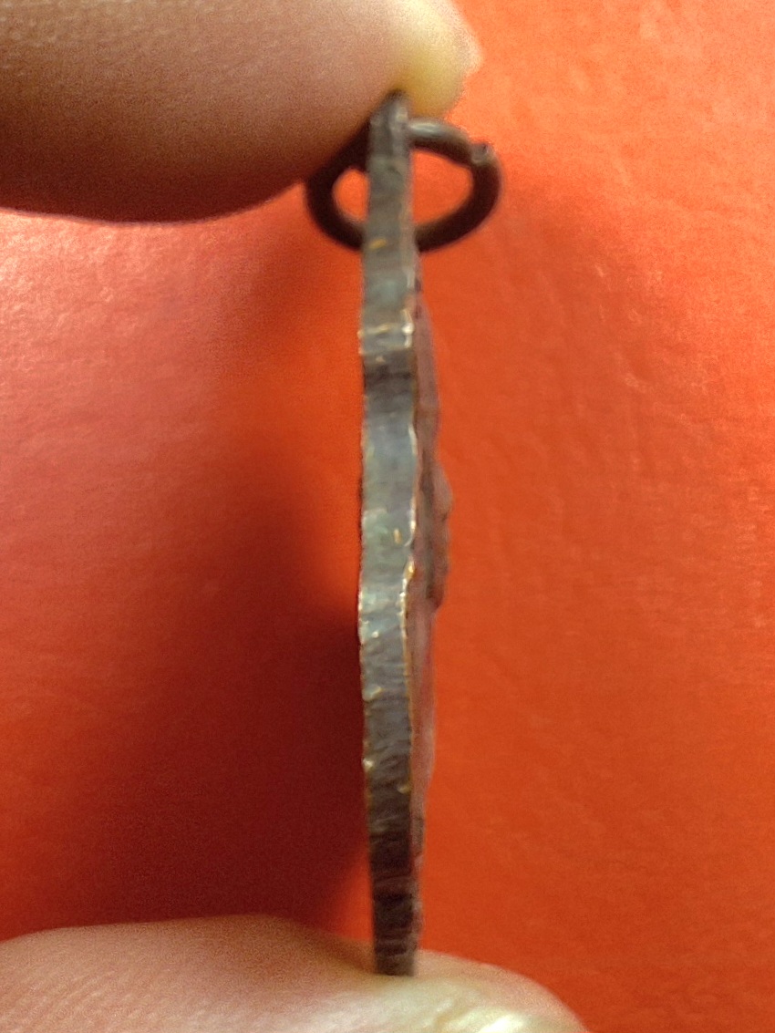 หลวงพ่อทองดี วัดคูหาสวรรค์ รุ่นแรก จัดสร้างปี๒๕๑๙ แจกในงานสร้างศาลาการเปรียญ ปี๒๕๒๒ เนื้อทองแดงรมดำ(องค์ที่1)