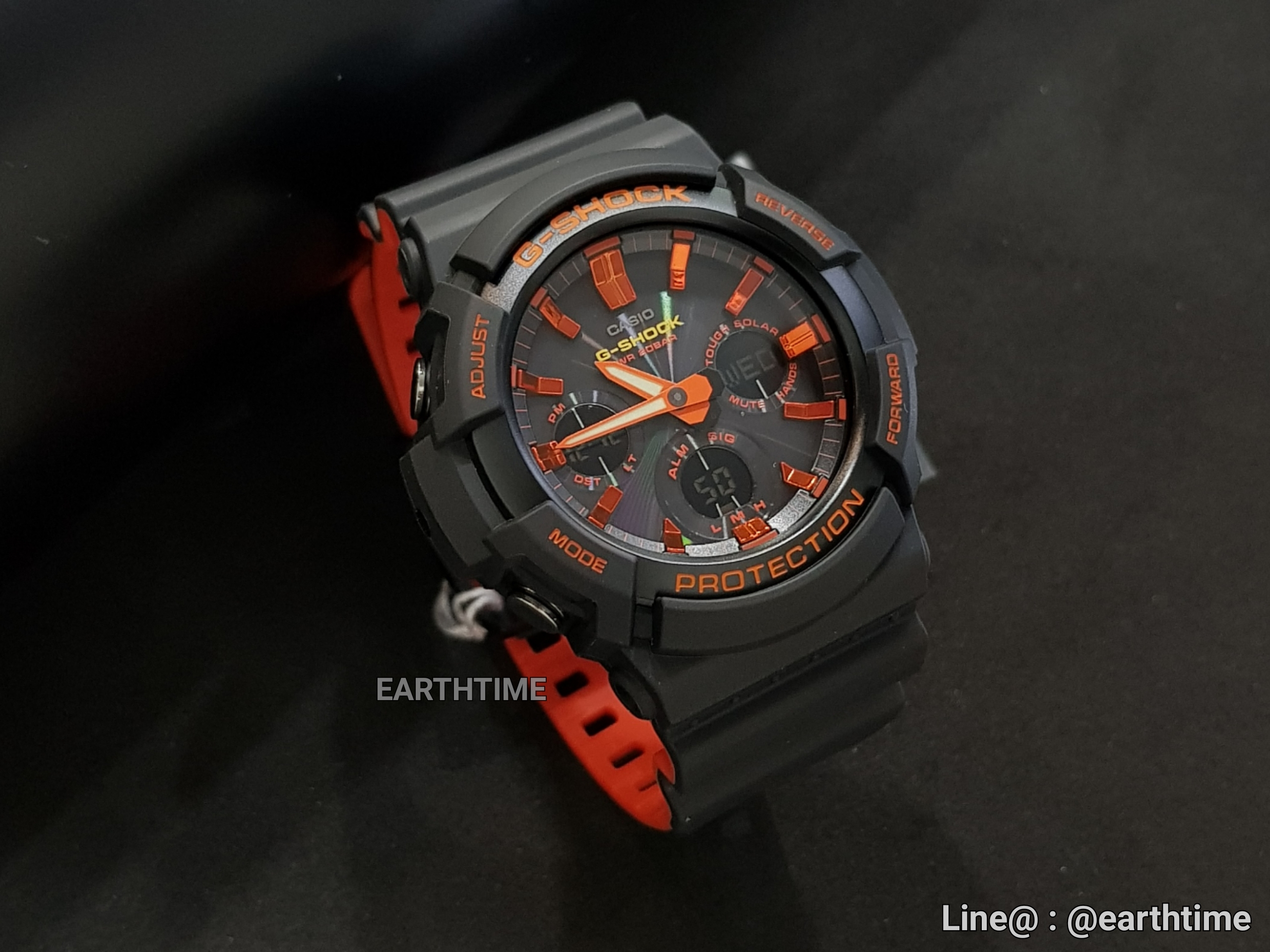 G-Shock Tough Solar ของใหม่แท้100% รับประกัน 1 ปี รุ่น GAS-100BR-1ADR