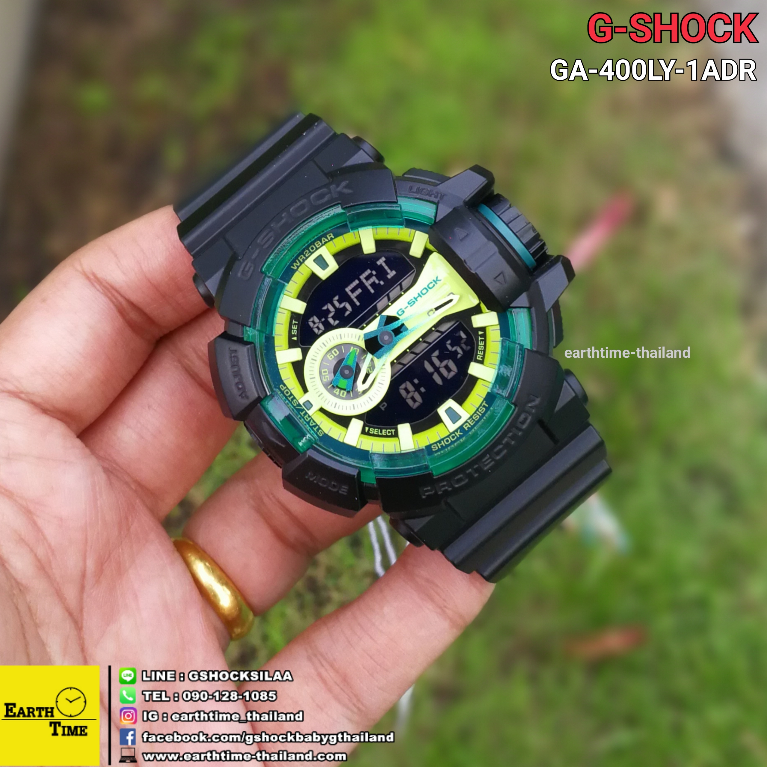 G-Shock ของใหม่แท้100% รับประกัน 1 ปี GA-400LY-1ADR