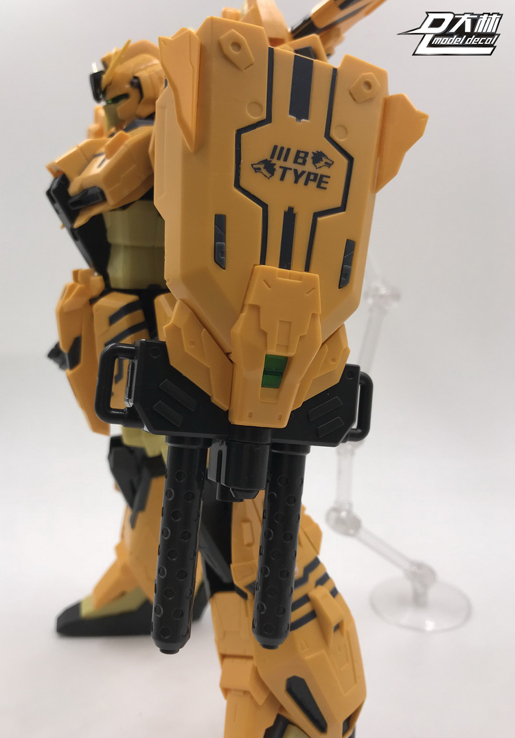 Decal UC25 MG1/100 Zeta Unit 3 B Type [Gray Zeta] ยี่ห่อ DL-model