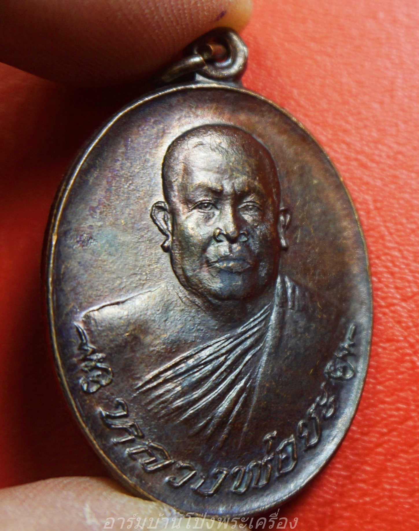 หลวงพ่อยะ วัดท่าข้าม รุ่นแรก ปี๒๕๓๐ พิมพ์ใหญ่ เงินไหลมา เนื้อนวะ(องค์ที่2)