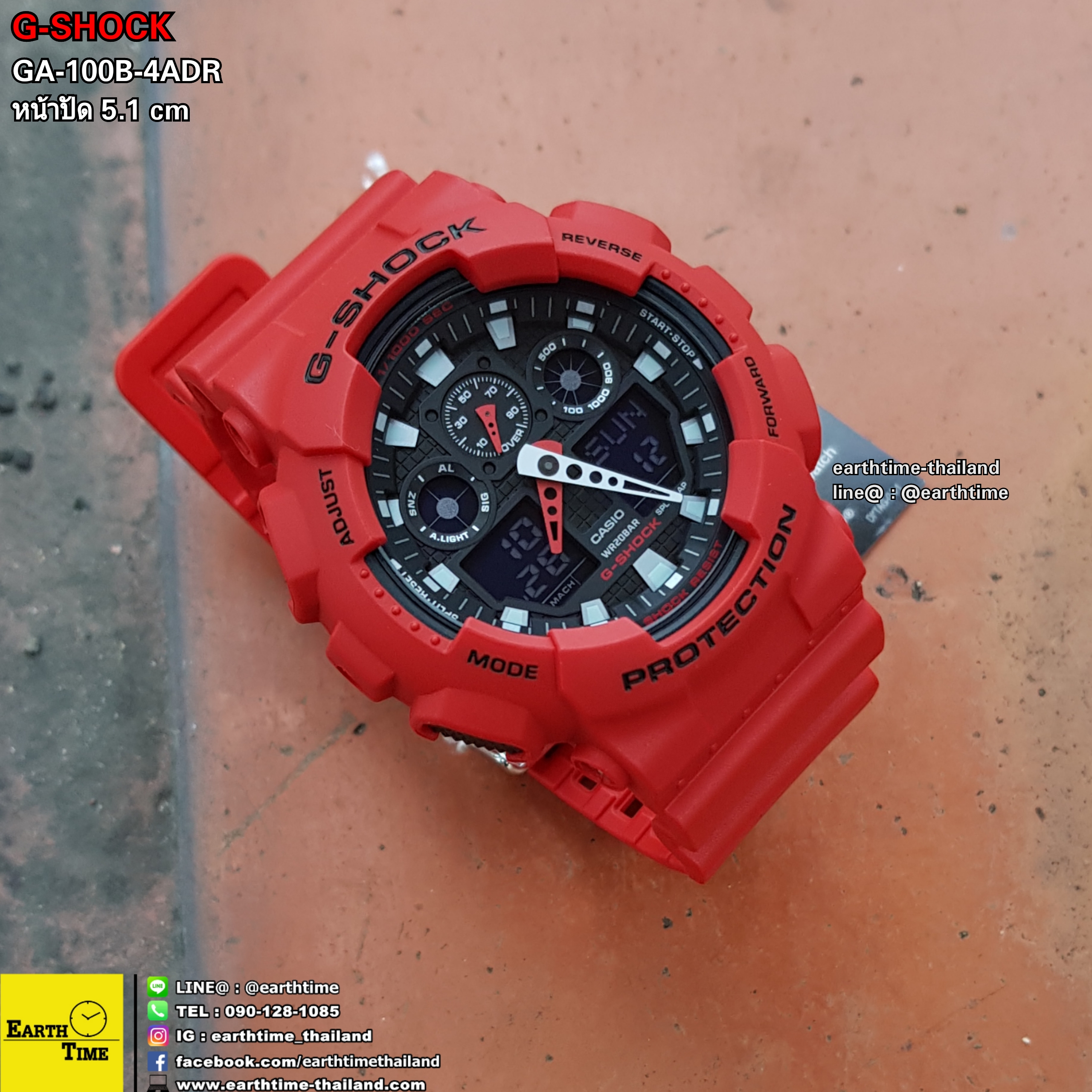 G-Shock ของใหม่แท้100% รับประกัน 1 ปี GA-100B-4ADR