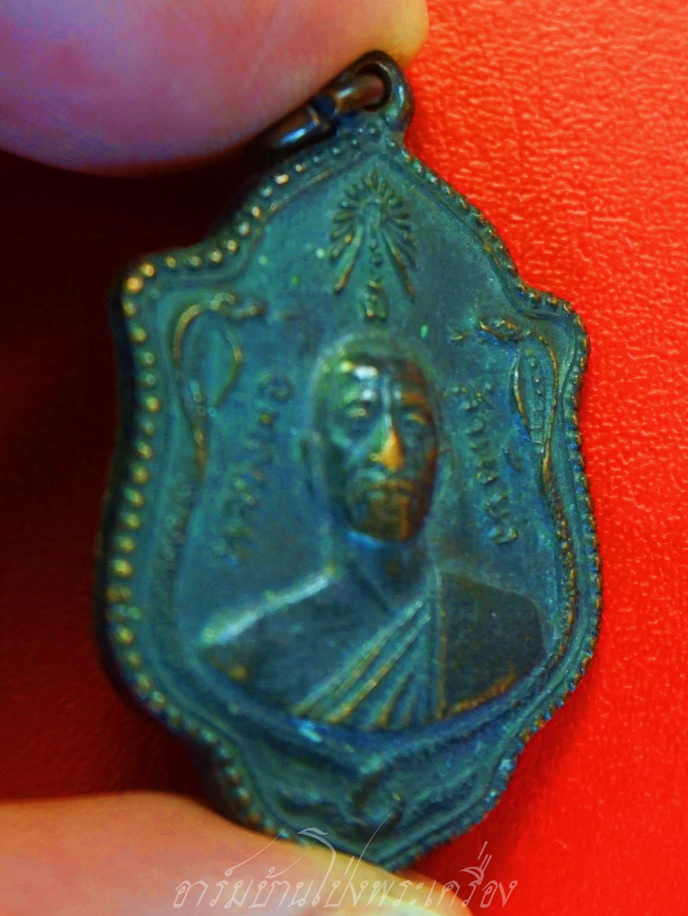 หลวงพ่อสำเนียง อยู่สถาพร วัดเวฬุวนาราม ปี๒๕๒๐ เนื้อทองแดงรมดำ(องค์ที่1)