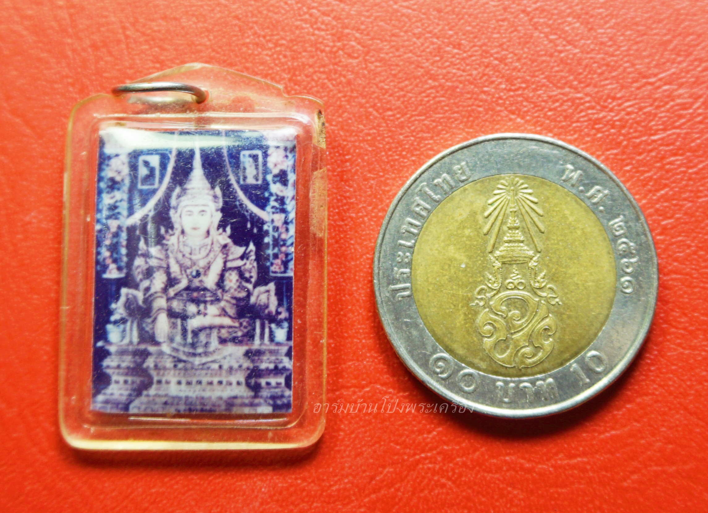 หลวงปู่องค์อินทร์สินธารา วัดเขากรวด จ.ราชบุรี รูปถ่าย เลี่ยมเดิม(องค์ที่1)