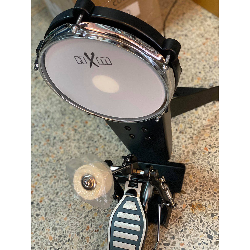 แป้นกระเดื่องกลองไฟฟ้า HXM รุ่น HEBDMH8 แป้นหน้ากว้าง 8 นิ้ว รองรับกระเดื่องคู่ ใช้ได้กับทุกรุ่น