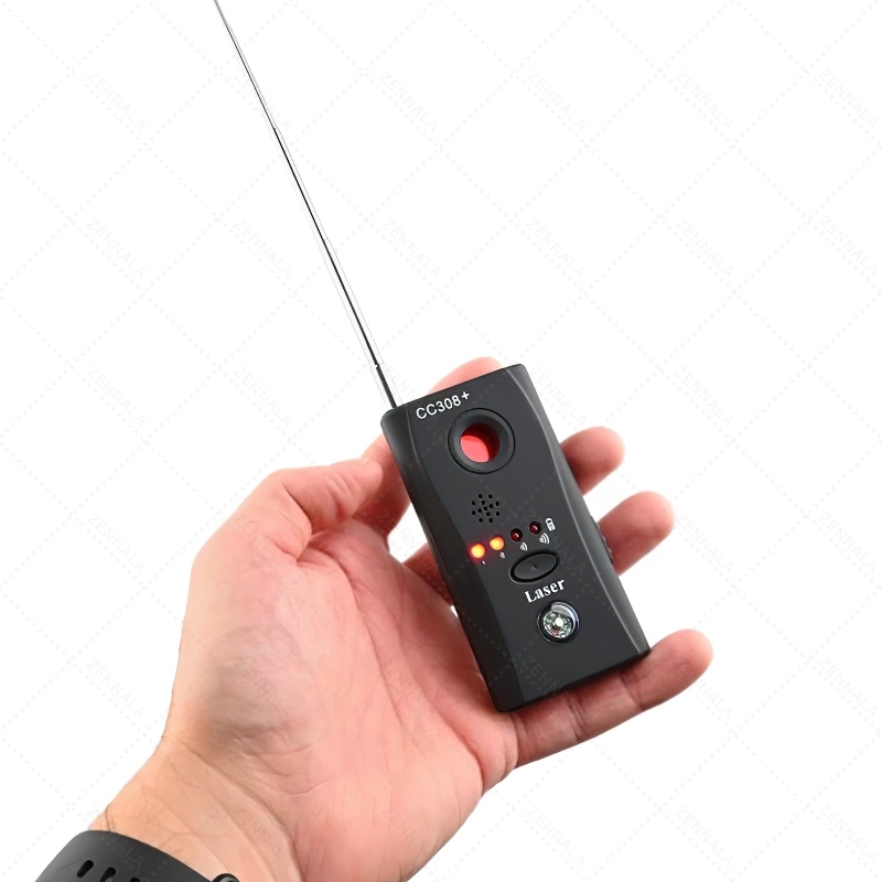 เครื่องตรวจจับกล้องแอบถ่าย + เครื่องดักฟัง รุ่น CC308