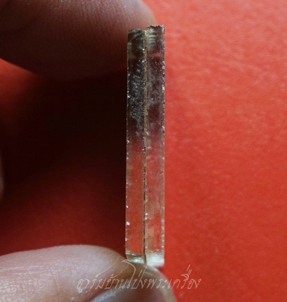 หลวงพ่อเกลี้ยง วัดเฉลิมอาสน์ รูปถ่ายอัดกระจก ปี๒๔๙๙(องค์ที่1)