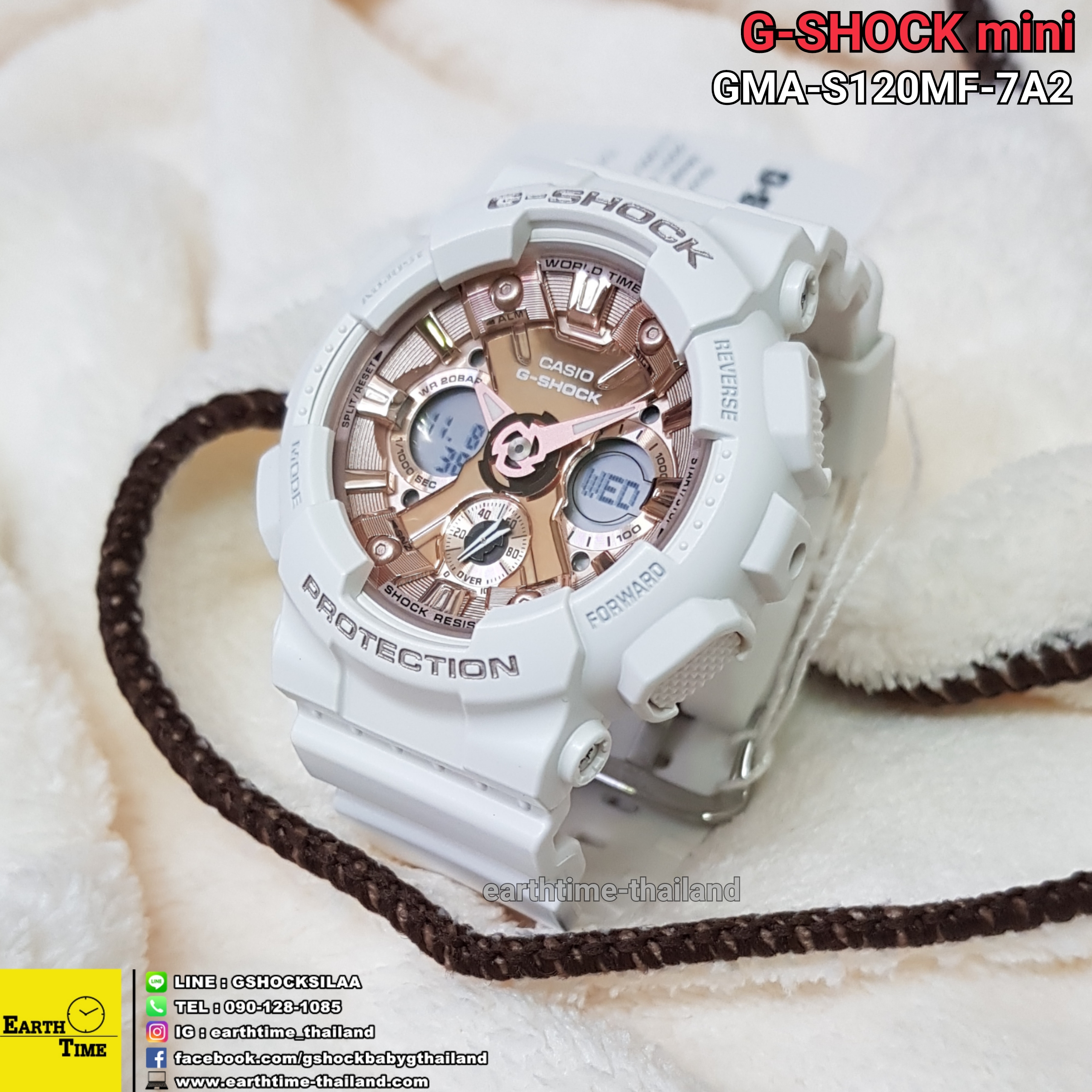 G-ShockMini ของใหม่แท้100% รับประกัน 1 ปี GMA-S120MF-7A2DR