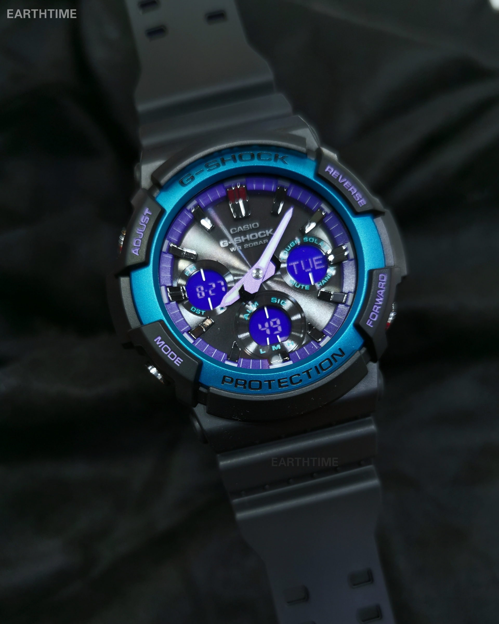 G-Shock Tough Solar ของใหม่แท้100% รับประกัน 1 ปี รุ่น GAS-100BL-1ADR