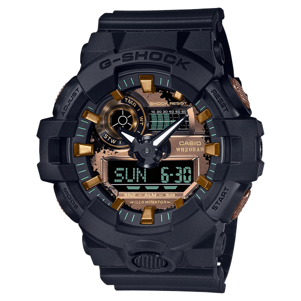 GA-700RC-1A l Teal and Brown Rust Series l G-SHOCK
