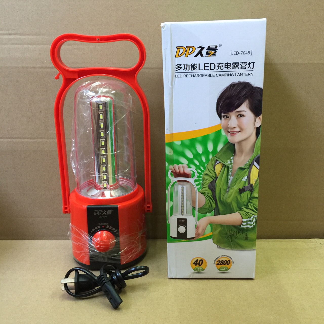 ตะเกียง LED DP LED-7048 แดง