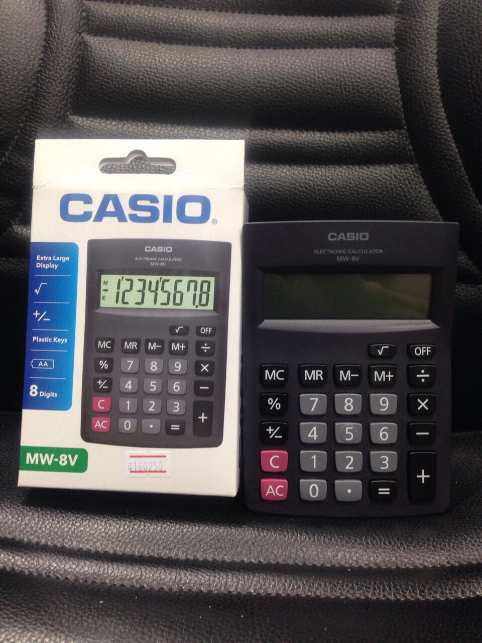 เครื่องคิดเลข Casio แท้ รุ่น MW-8V -b