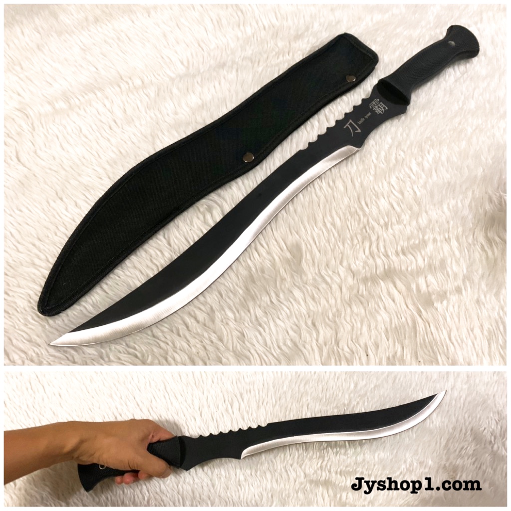 มีดยาว มีดเดินป่า Knife Tyrant ด้ามยาง