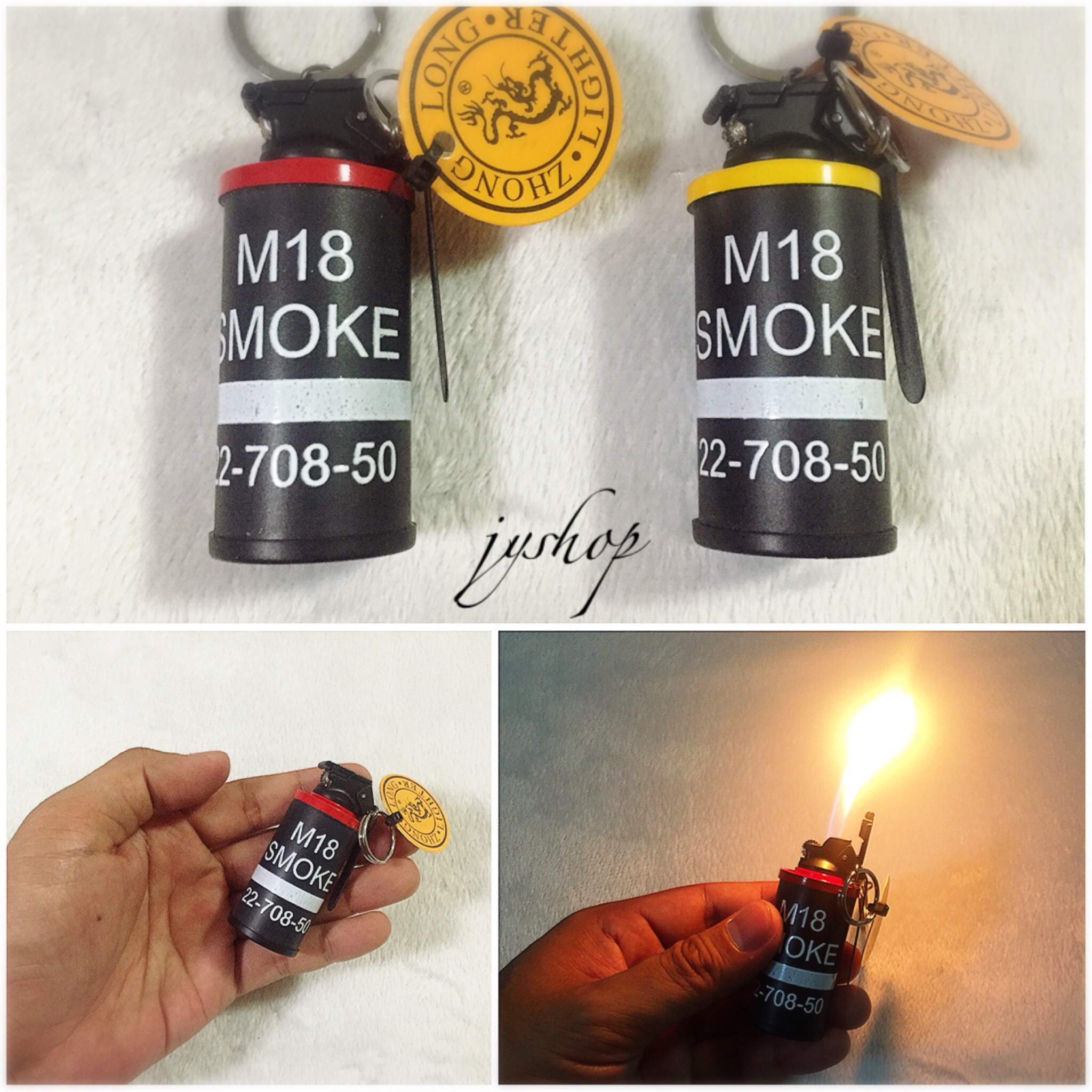 ไฟแช็ค ระเบิด เปลวไฟ M18 smoke เล็ก