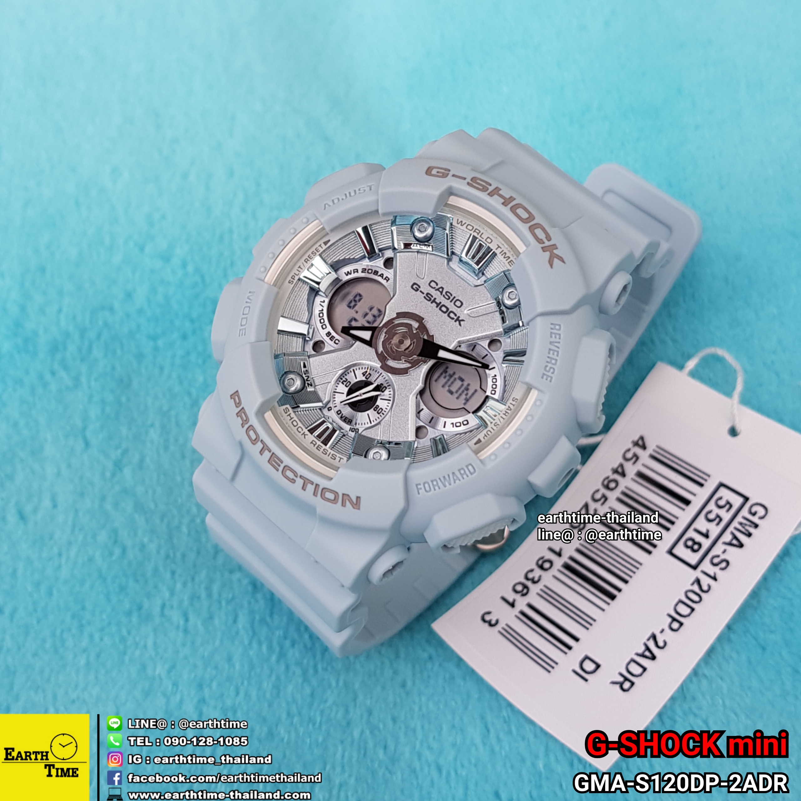 G-ShockMini Pastel Series ของใหม่แท้100% รับประกัน 1 ปี GMA-S120DP-2ADR
