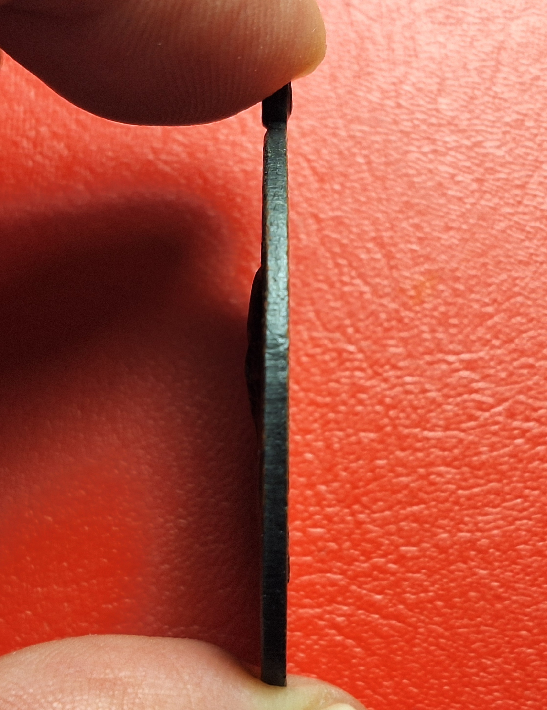 พระสมุุห์ผลัด วัดเฉลิมอาสน์ รุ่นแรก ปี๒๕๑๓ เนื้อทองแดงรมดำ มีจาร(องค์ที่10)