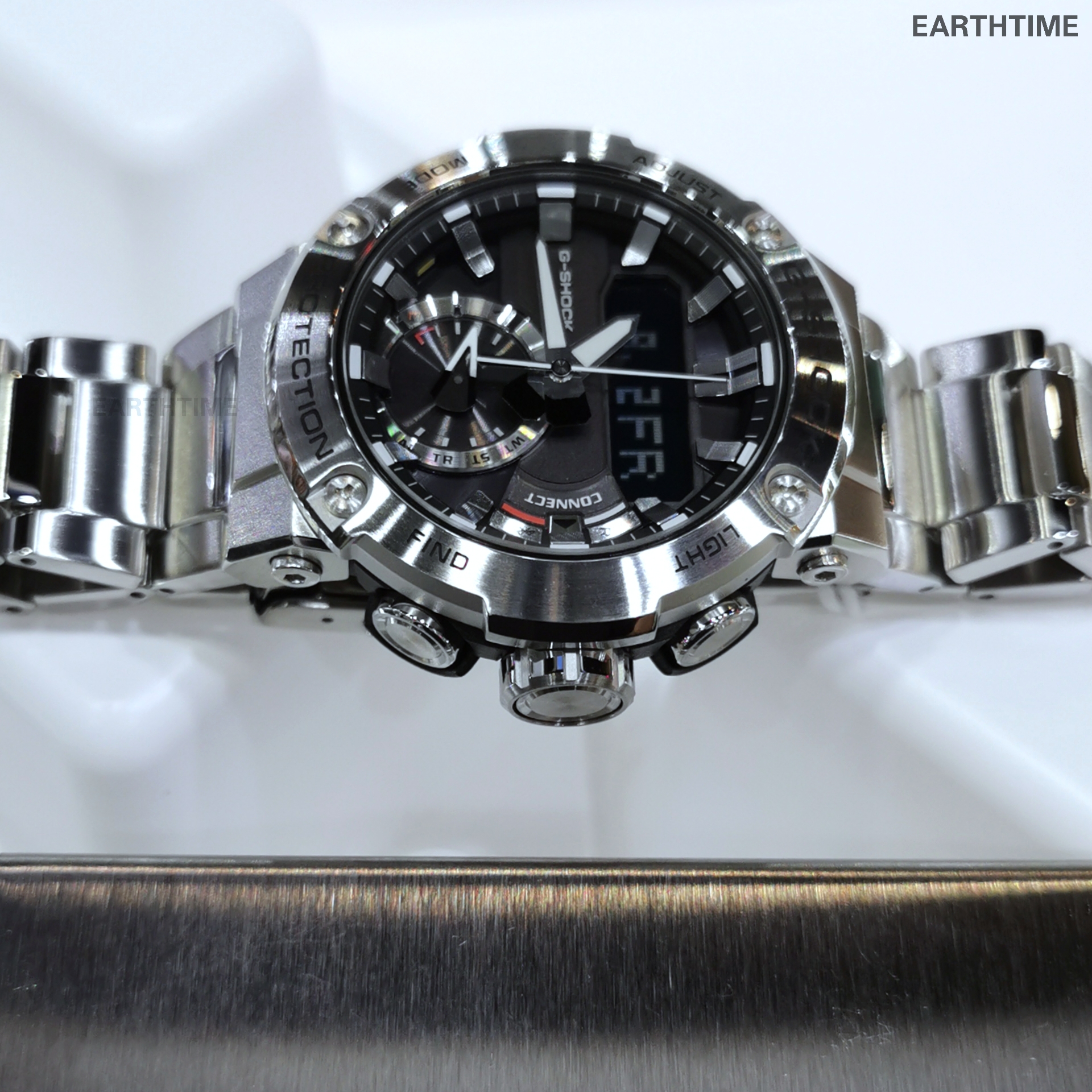 G-Shock G-STEEL Bluetooth Carbon Core Guard ของใหม่แท้100% รับประกัน 1 ปี รุ่น GST-B200D-1ADR