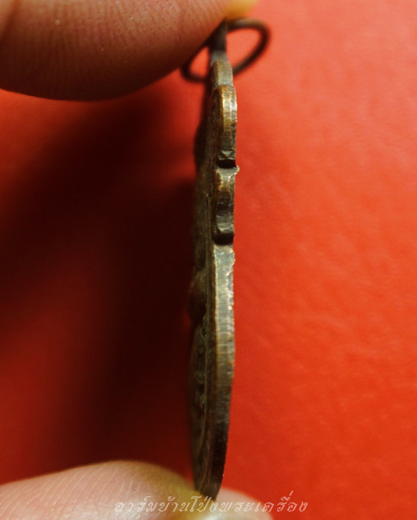 พระอธิการบัว วัดเขาแดน รุ่น๑ เนื้อทองแดง(องค์ที่8)