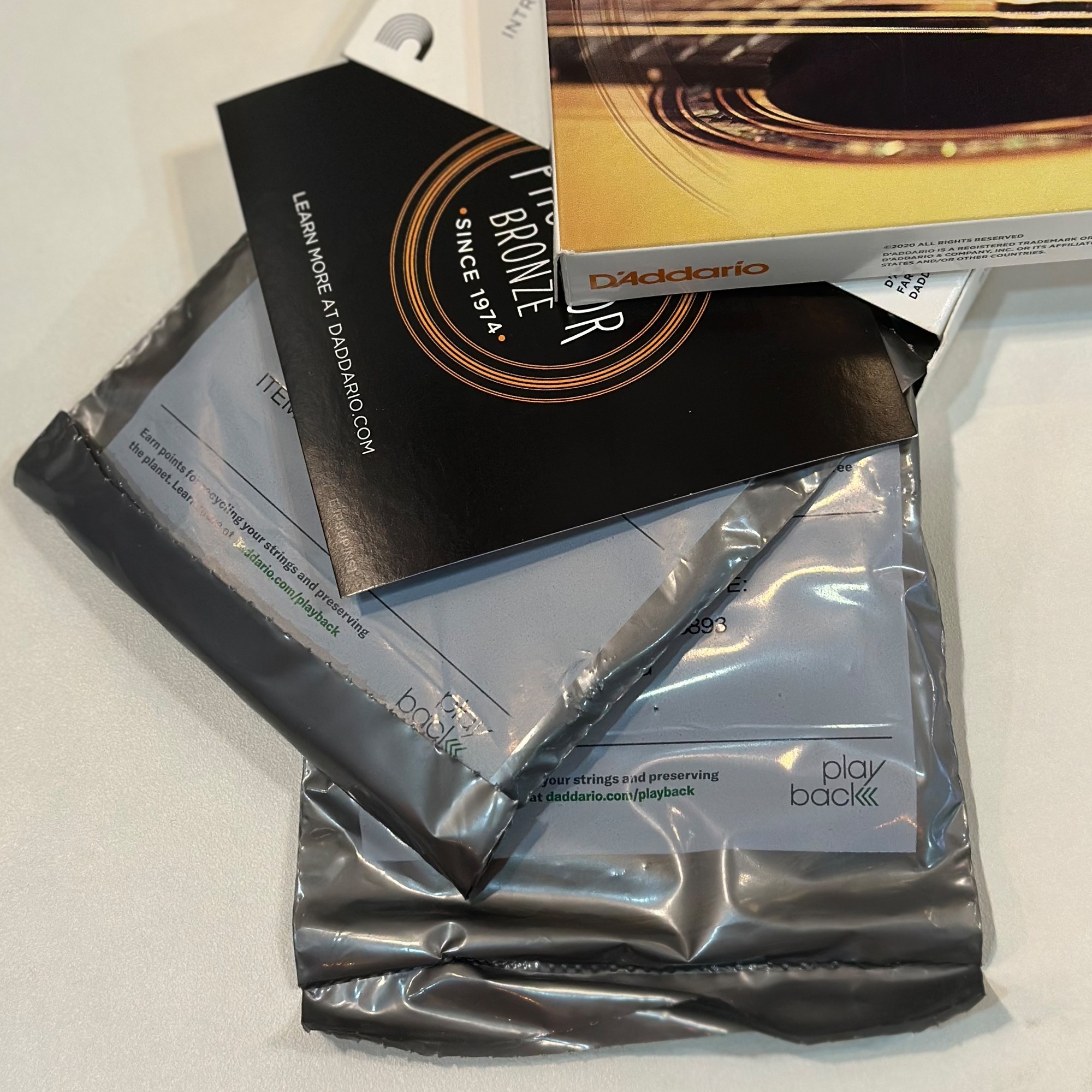 D’Addario สายกีต้าร์โปร่ง EZ900 + EJ15 Ultra Pack เบอร์ 10 (ได้2ชุด) ผลิตใน U.S.A. บารานซ์เสียงดี
