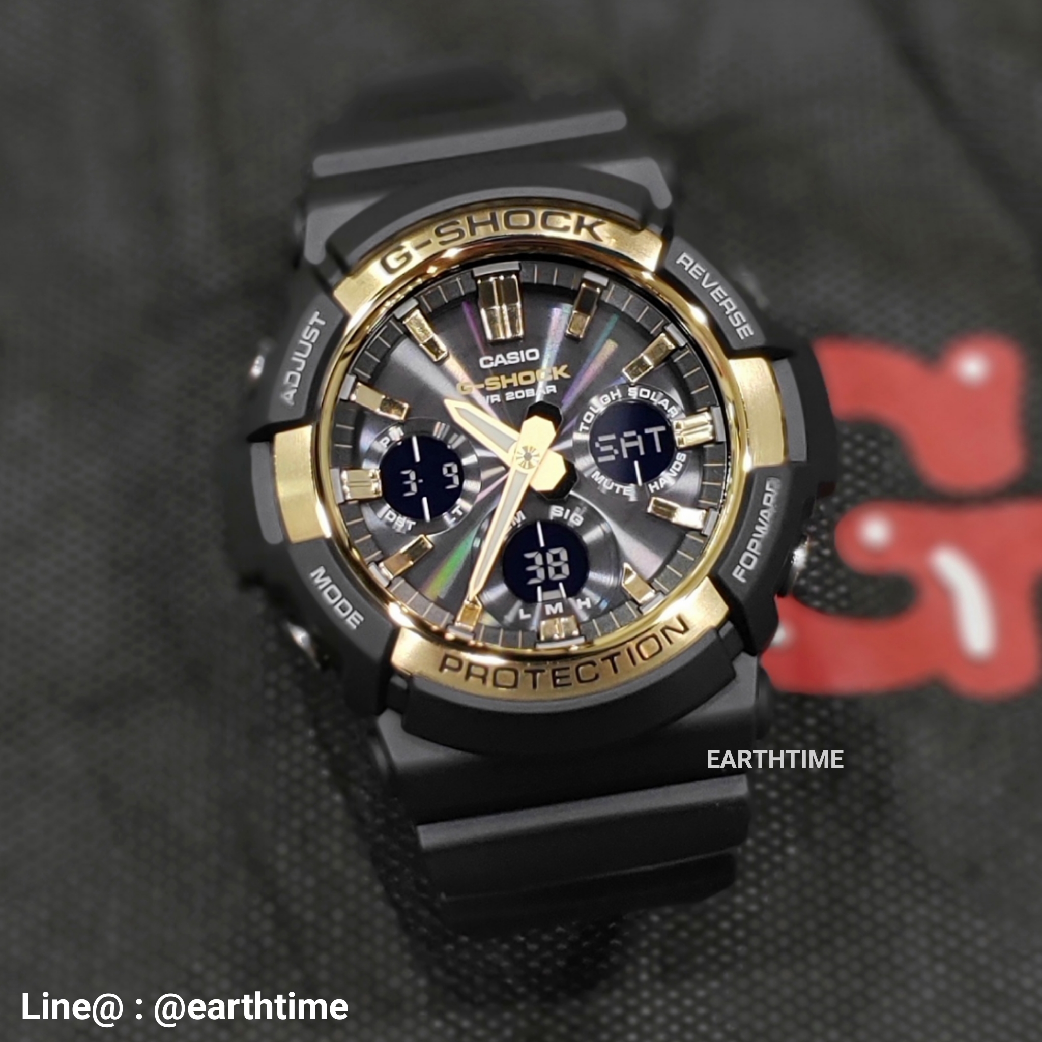 G-Shock Tough Solar ของใหม่แท้100% รับประกัน 1 ปี รุ่น GAS-100G-1ADR