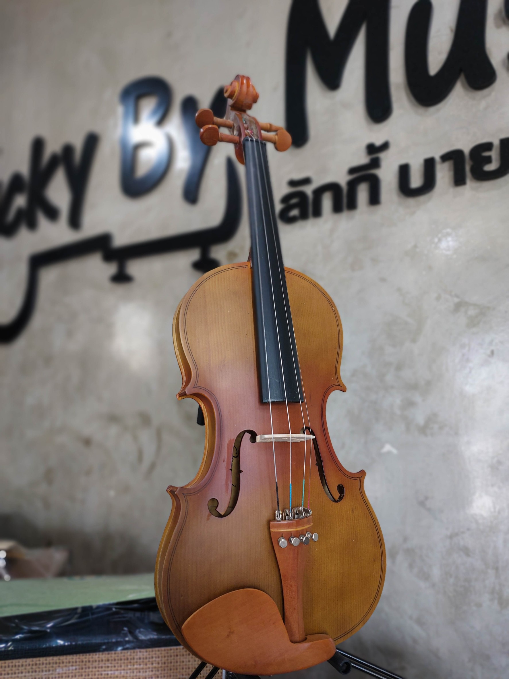 (ส่งด่วน🚚) OS-1 ไวโอลิน ครบชุด Violin มาตรฐาน ไวโอลิน ทำจากไม้สปรูซ ให้เสียงไพเราะ กังวาล / ขนาด 3/4 - 4/4 สามารถเลือกขนาดได้