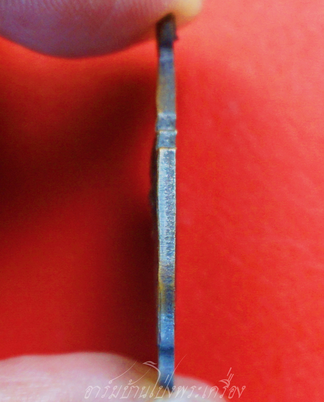 หลวงพ่อเจิม วัดพุทธบูชา จ.กาญจนบุรี ปี๒๕๒๙ งานปิดทองฝังลูกนิมิตร เนื้อทองแดง(องค์ที่1)