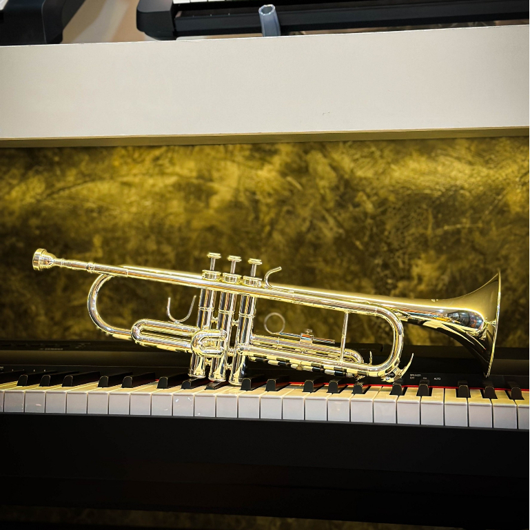 ทรัมเป็ต Ayers Silver รุ่น ATR5212S สีเงิน พร้อมอุปกรณ์ +กระเป๋าใส่อย่างดี Trumpet ให้เสียงกังวานตามมาตรฐาน