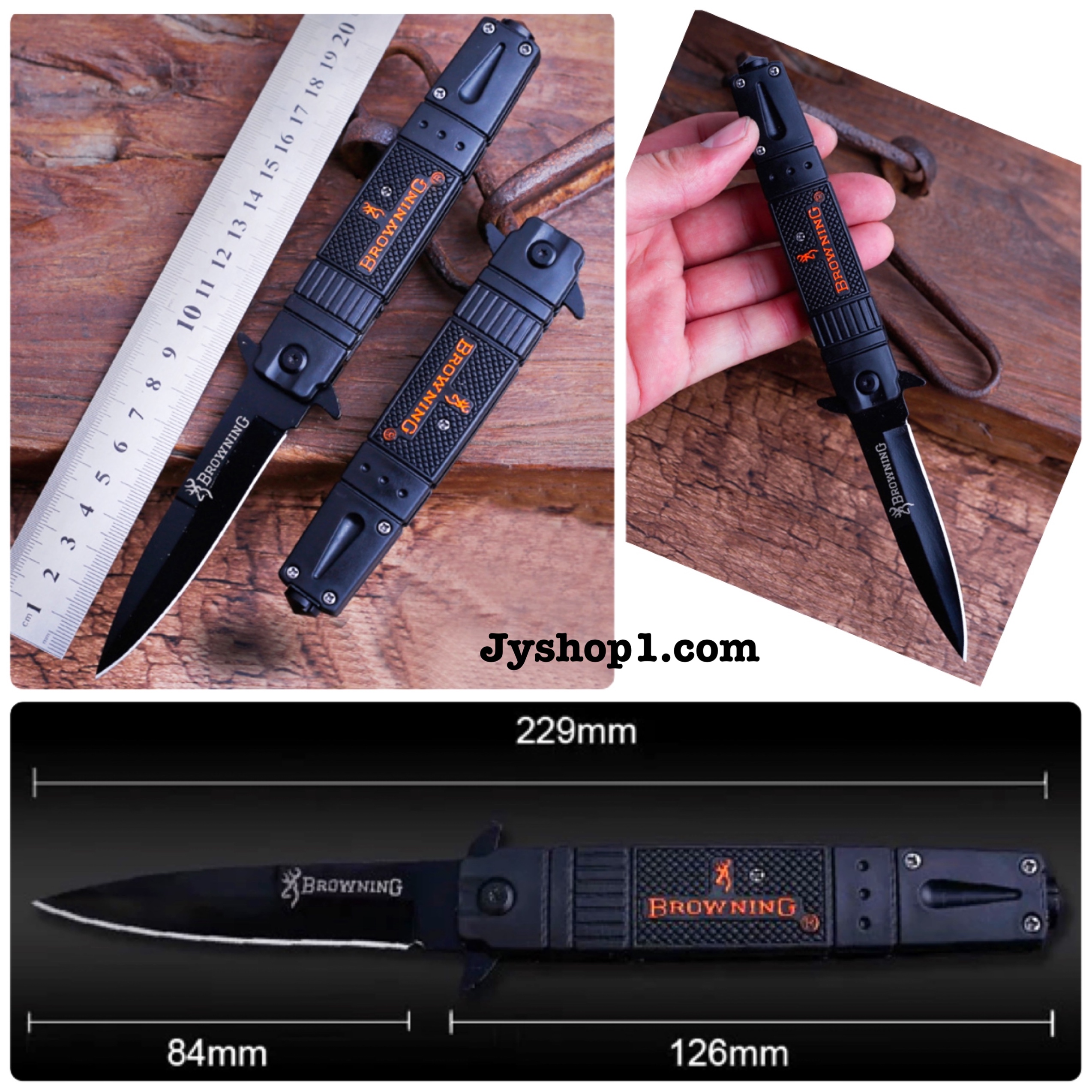 มีดพับ มีดพก Browning Black Panther