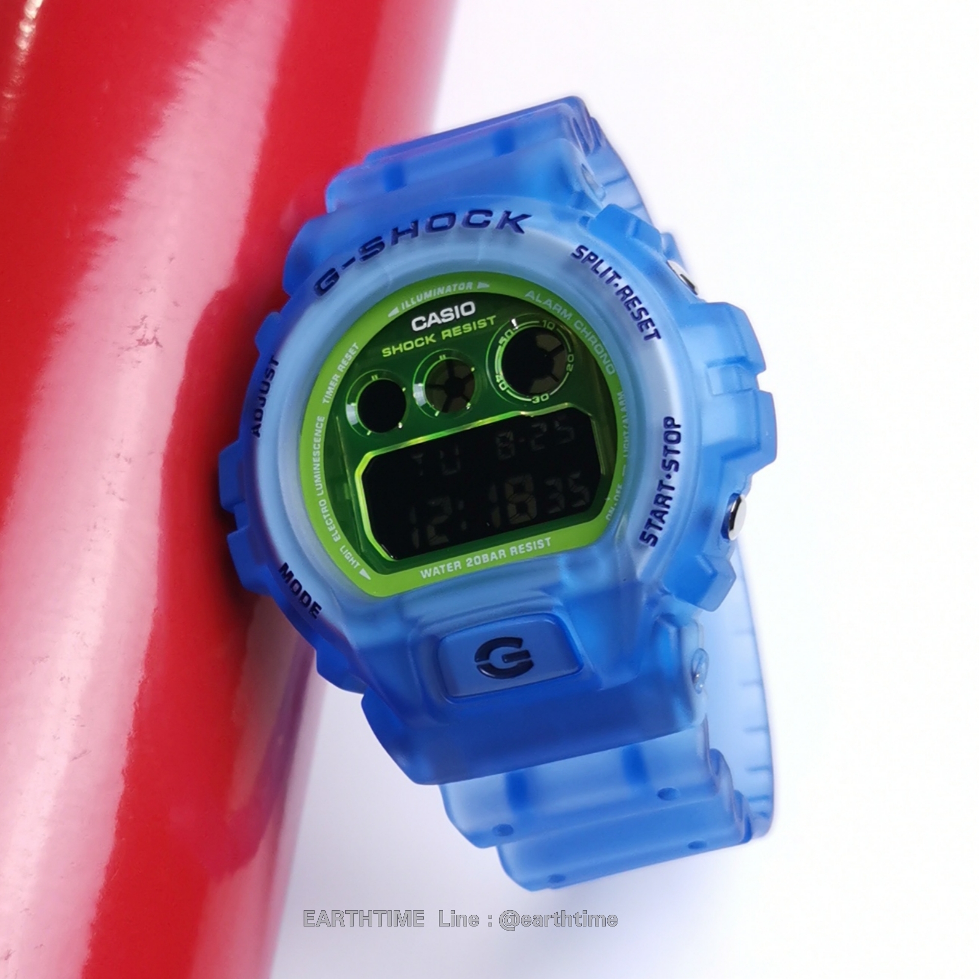 G-Shock Color Skeleton Series with Fluorescent Accents ของใหม่แท้100% รุ่น DW-6900LS-2