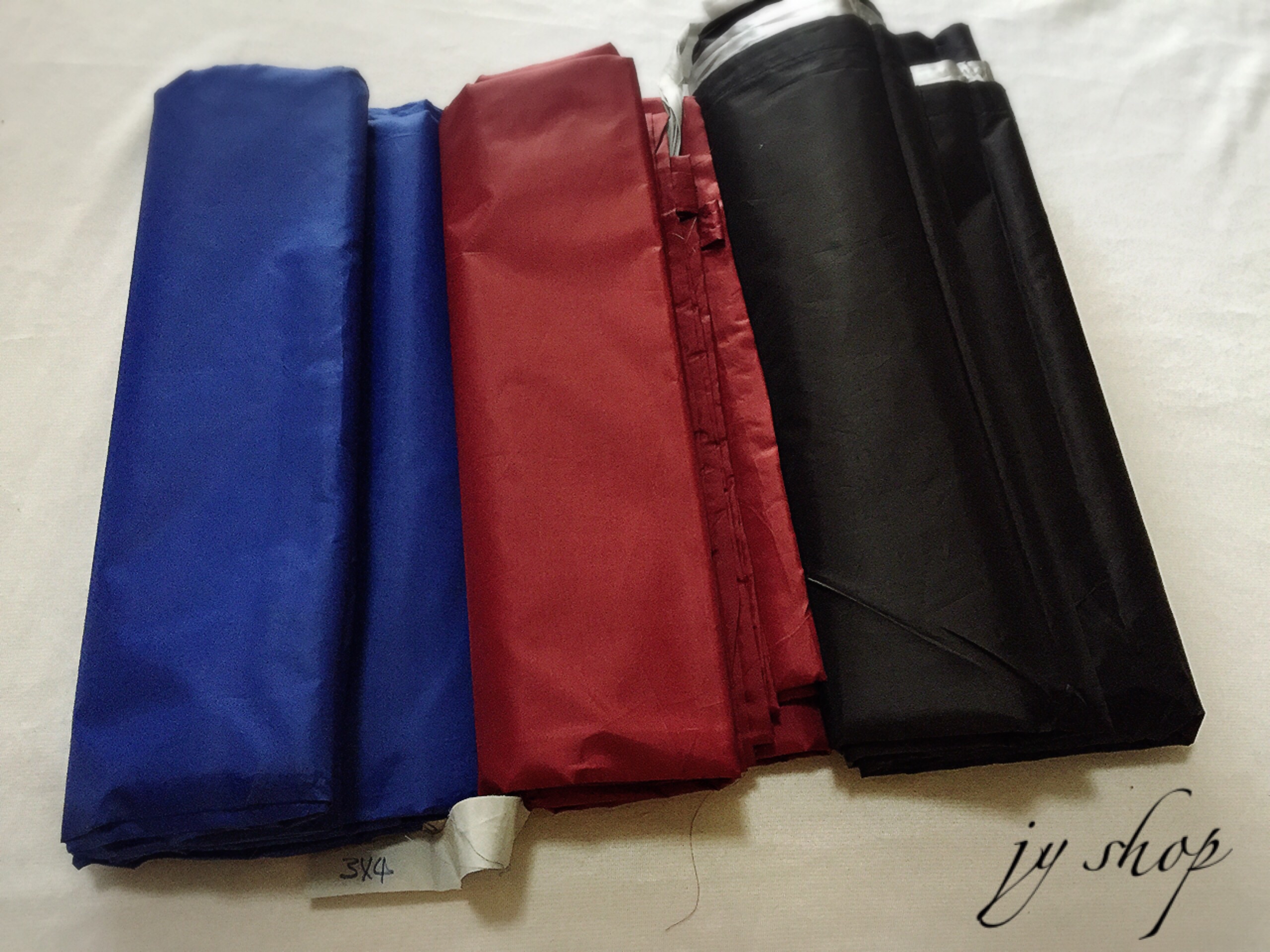 ผ้าใบฟลายชีท 3X4 เมตร สีพื้น