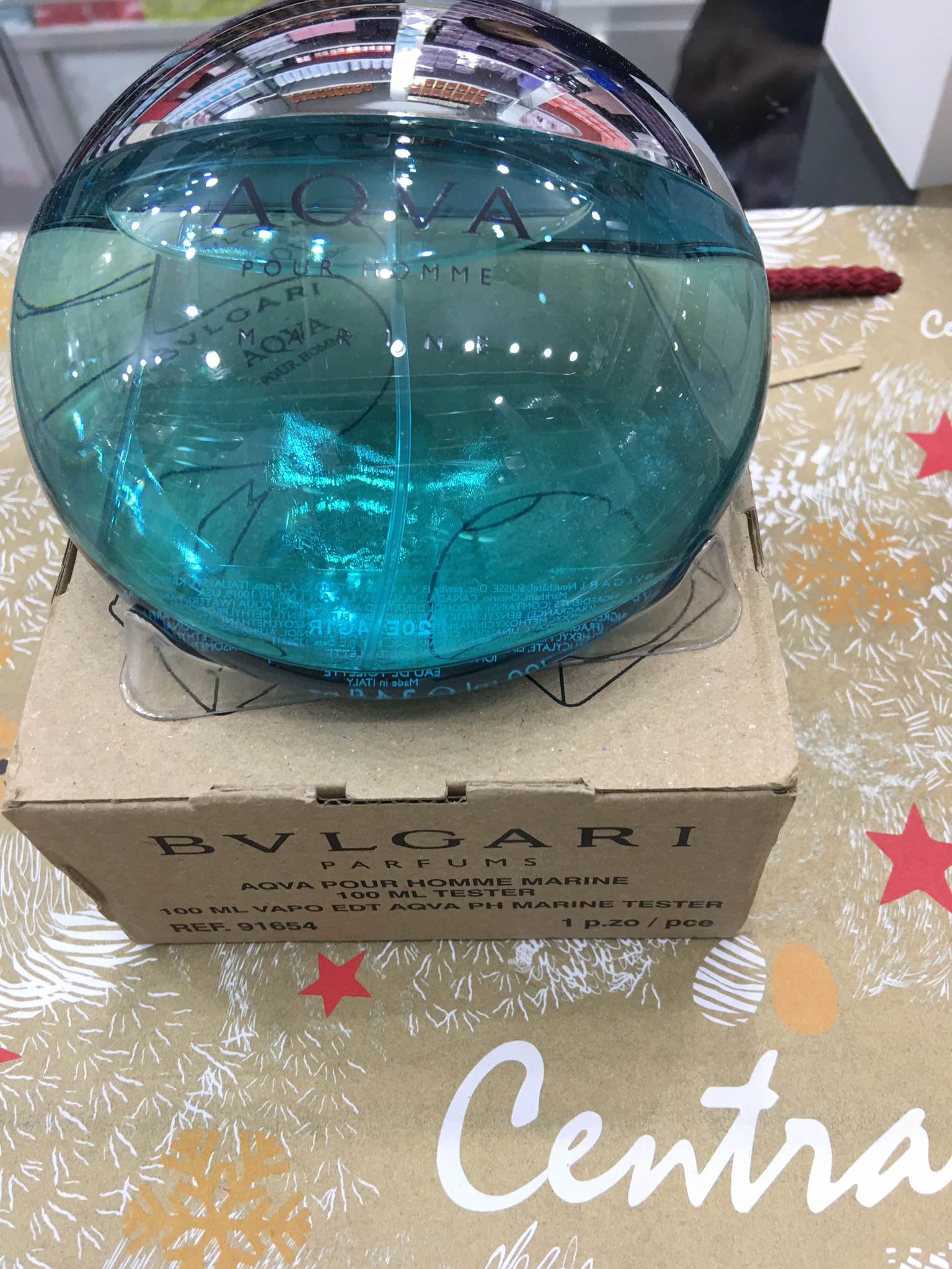 Tester BVL Aqua Marine EDT 100ml. น้ำหอมแท้ 100%