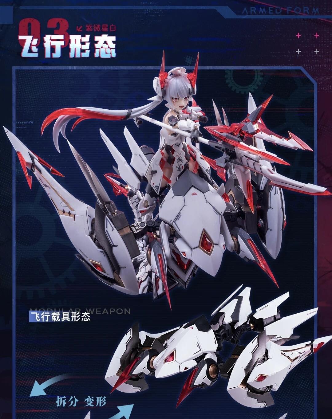 Preorder (Animester) 1/12 Polaris Star White