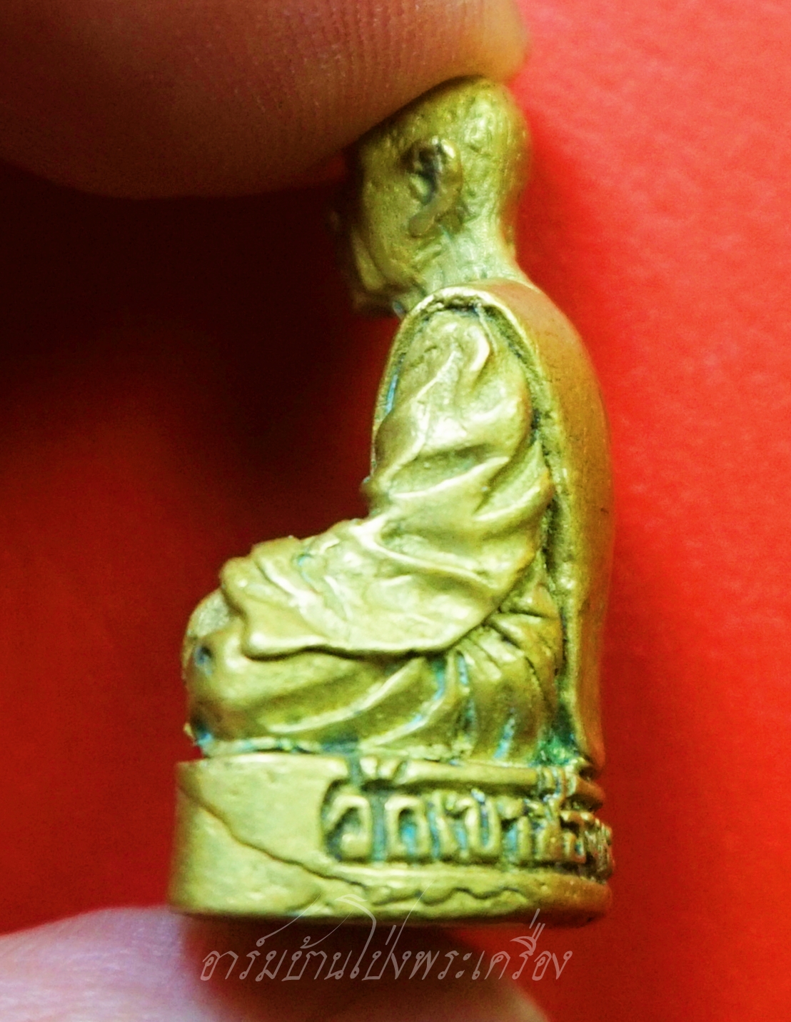 หลวงปู่ต๊ะ วัดเขาช่องพราน รูปหล่อ เนื้อฝาบาตร(องค์ที่1)