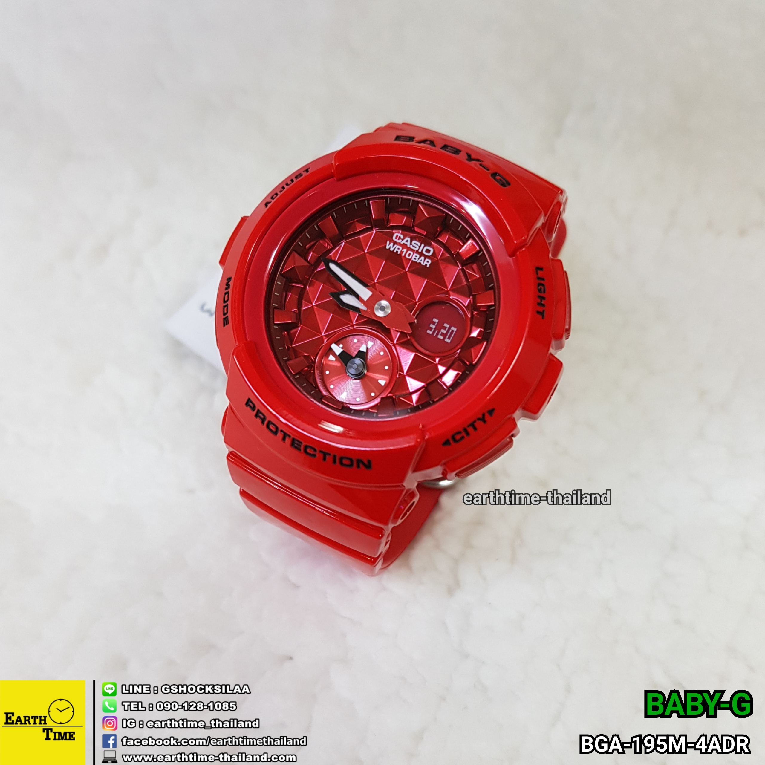 Baby-G ของใหม่แท้100% รับประกัน 1 ปี BGA-195M-4ADR