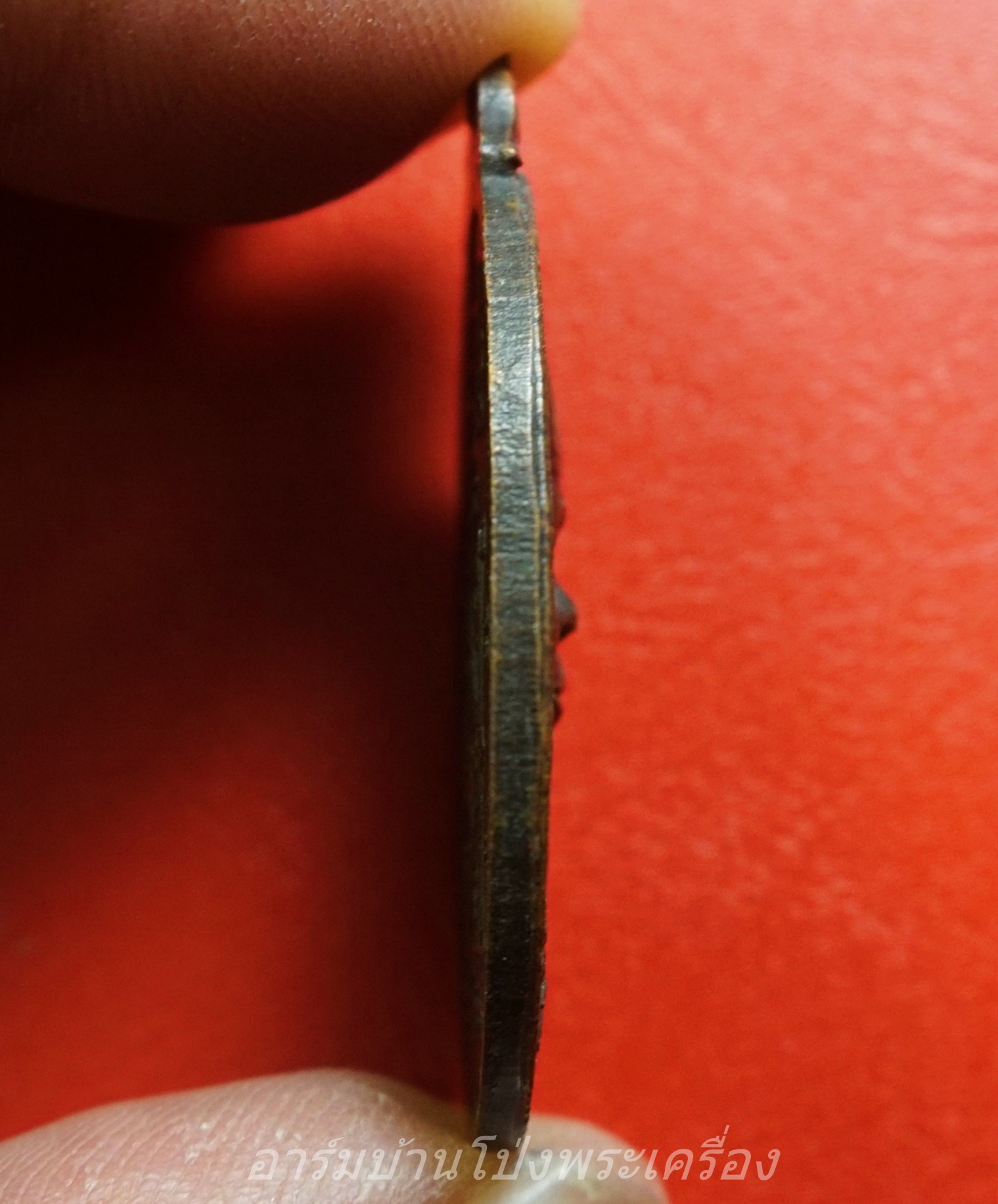 พระครูสังวราธิมุต หลวงพ่อเปลี่ยน วัดหัวโพ เนื้อทองแดงรมดำ(องค์ที่1)