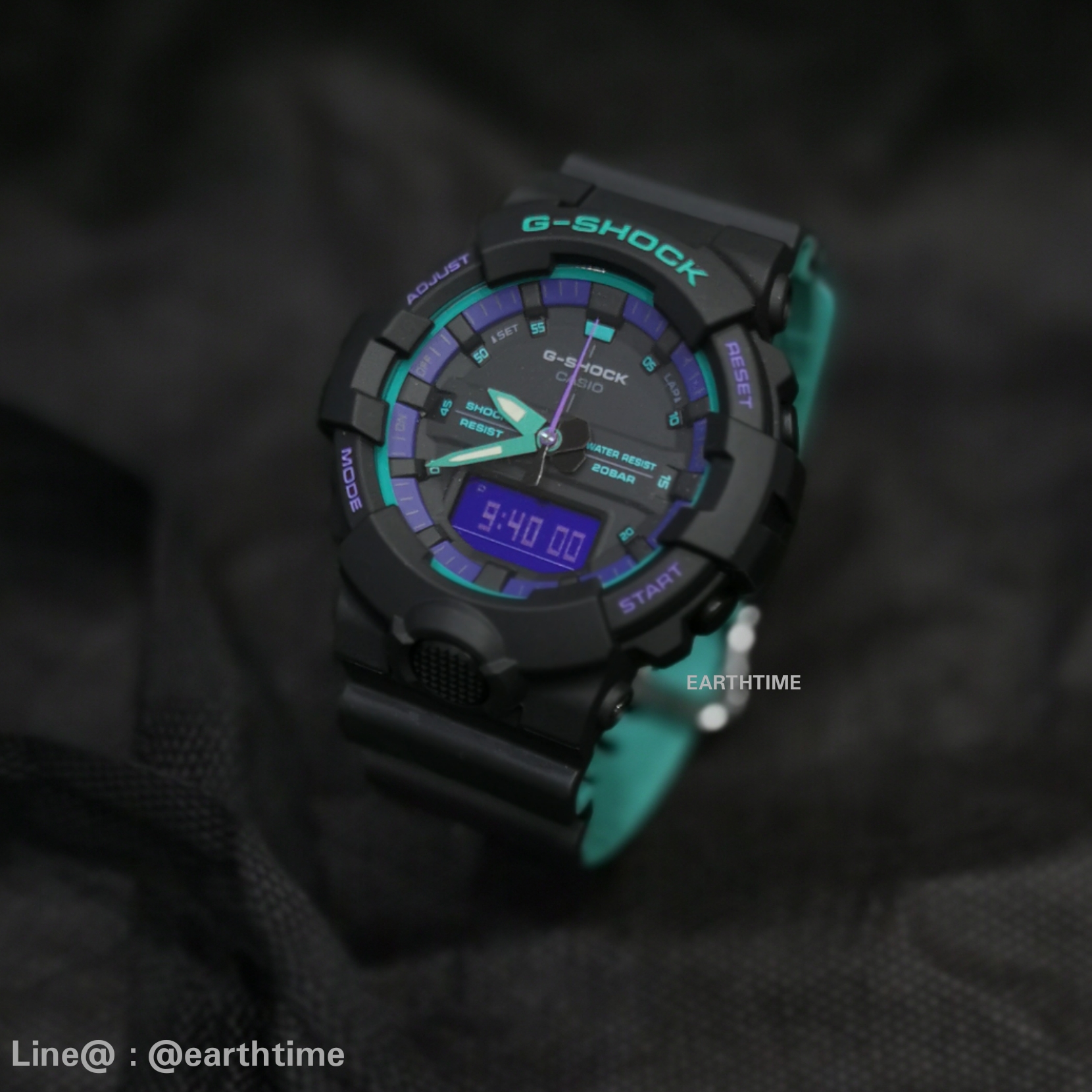 G-Shock GA-800 Series ของใหม่แท้100% รับประกัน 1 ปี รุ่น GA-800BL-1ADR