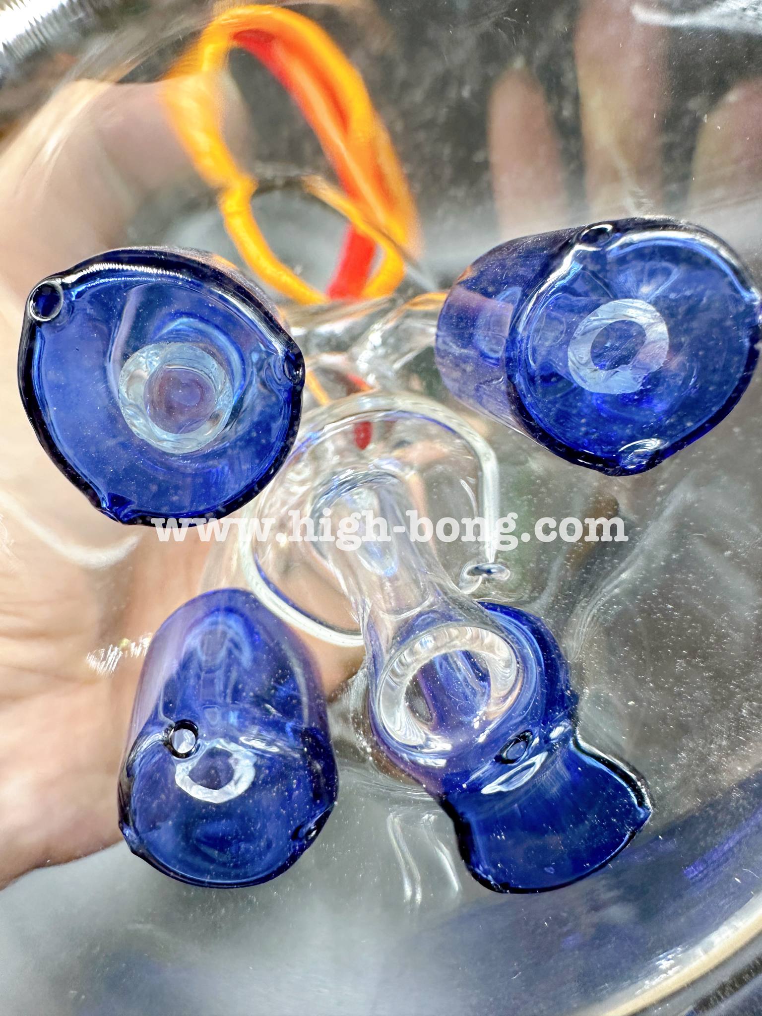 Dutch Mill Fourth Percolators Glass Bong (12 cm.)(Brown)