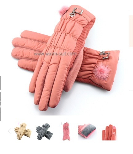 ถุงมือกันหนาว thinsulate+บุวูล ทัชสกีนได้ 2
